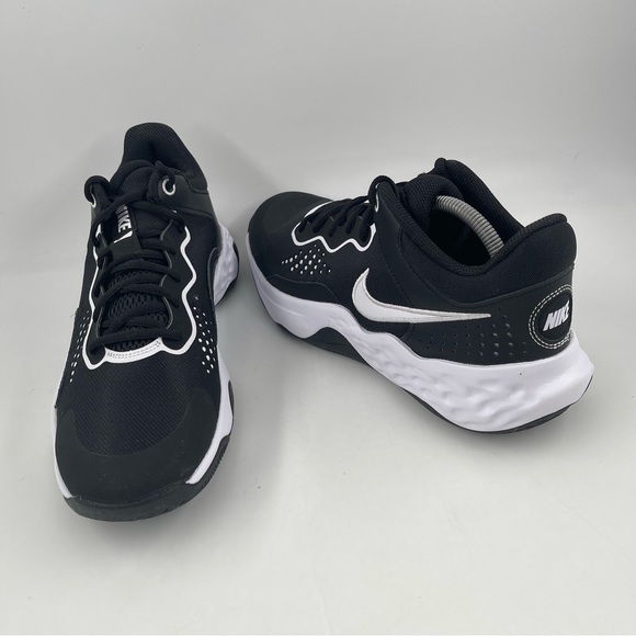 NEW! Nike Men’s Fly.By Mid 3 Black White Athletic Basketball Shoes - Size 10.5 - Picture 9 of 11